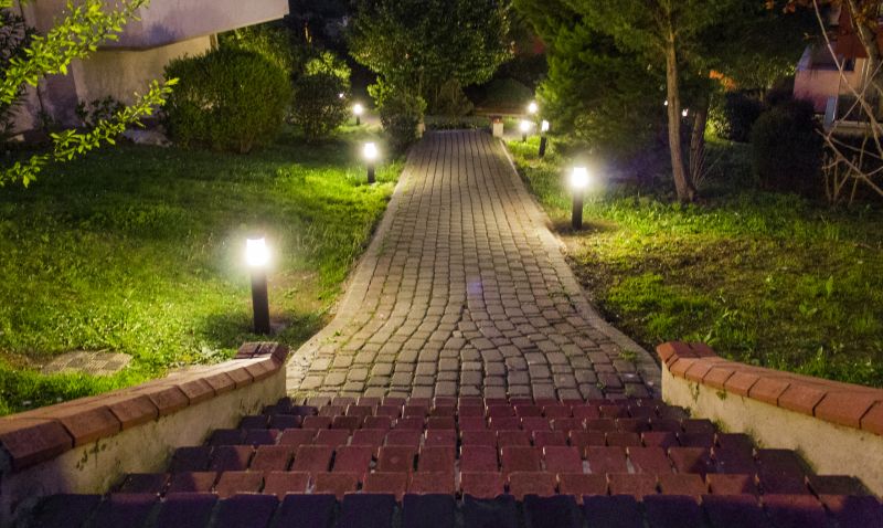 Terrace Lighting Installation in Overland Park, KS